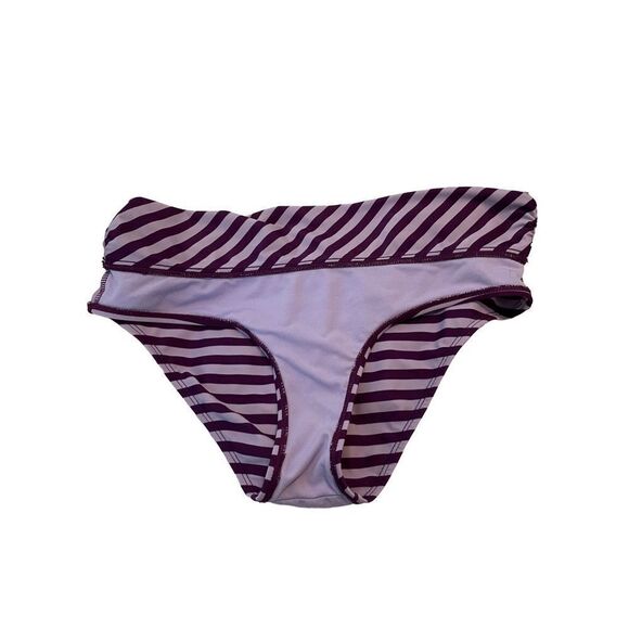 Kirra Purple Striped Bikini Bottom - Picture 8 of 10